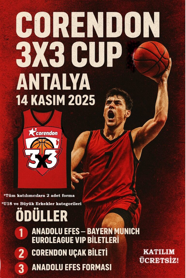 Corendon 3×3 Cup EuroLeague heyecanı öncesi Antalya’da